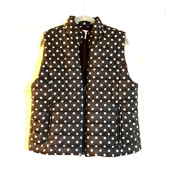 LOFT Jackets & Blazers - LOFT POLKA DOT QUILTED VEST
